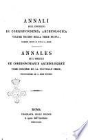 Annales de l'Institut de correspondance archeologique
