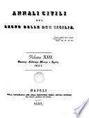 Annali civili del regno delle Due Sicilie