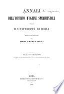 Annali d'igiene ...