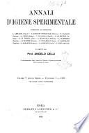 Annali d'igiene sperimentale