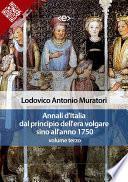 Annali d'Italia dal principio dell'era volgare sino all'anno 1750 - volume terzo
