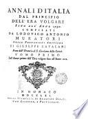 Annali d'Italia ... sino all'anno 1750, colle prefazioni critiche di G. Catalani