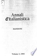 Annali D'italianistica