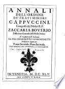 Annali de'Frati Minori Cappuccini