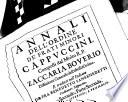 Annali de frati minori, tradotti in volgare da F. Benedetto Sanbenedetti