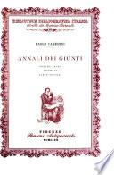 Annali dei Giunti: Venezia. pt. 1 and 2