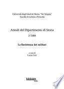 Annali del Dipartimento di storia