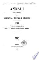 Annali del Ministero di agricoltura, industria e commercio