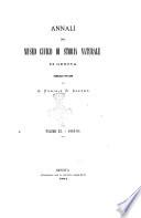 Annali del Museo civico di storia naturale di Genova