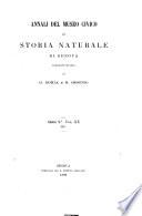 Annali del Museo civico di storia naturale di Genova