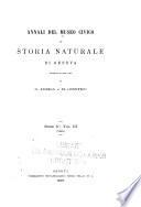Annali del Museo civico di storia naturale di Genova