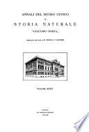 Annali del Museo civico di storia naturale Giacomo Doria