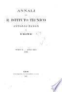 Annali del R. Istituto tecnico Antonio Zanon in Udine