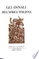 Annali dell'Africa Italiana