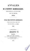 Annali dell' Institutio di Correspondenza Archeologica