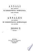 Annali dell' Institutio di Correspondenza Archeologica