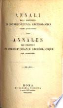 Annali dell'Instituto di correspondenza archeologica