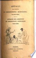 Annali dell'Instituto di correspondenza archeologica