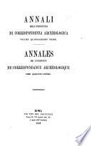 Annali dell'instituto di corrispondenza archeologica
