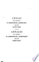 Annali dell' instituto di corrispondenza archeologica