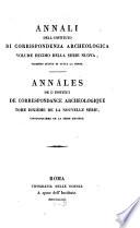 Annali dell'Instituto di Corrispondenza Archeologica