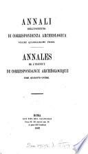 Annali dell'Instituto di corrispondenza archeologica