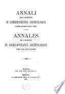 Annali dell' instituto di corrispondenza archeologica