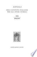 Annali dell'Istituto italiano per gli studi storici