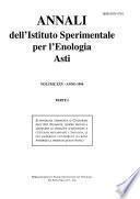Annali dell'Istituto sperimentale per l'enologia, Asti