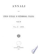 Annali dell'ufficio centrale di meteorologia italiana