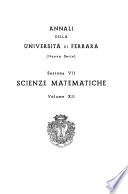 Annali dell'Università di Ferrara