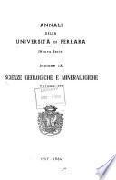 Annali dell'Università di Ferrara