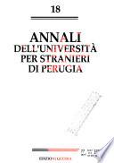 Annali dell'Università per stranieri di Perugia