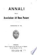 Annali della Associazione del Buon Pastore