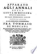 Annali Della Citta Di Messina Capitale del Regno di Sicilia Dal giorno di sua fondazione sino a tempi presenti