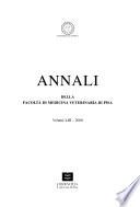 Annali della Facoltà di medicina veterinaria di Pisa