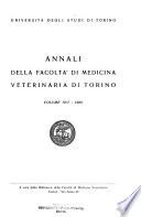 Annali della Facoltà di medicina veterinaria di Torino