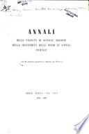 Annali della Facoltà di Scienze Agrarie della Università degli Studi di Napoli, Portici