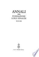 Annali della Fondazione Luigi Einaudi