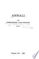 Annali della Fondazione Luigi Einaudi
