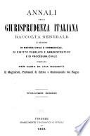 Annali della giurisprudenza italiana
