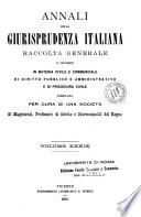 Annali della giurisprudenza italiana