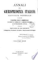 Annali della giurisprudenza italiana