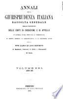 Annali della giurisprudenza italiana