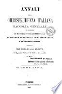 Annali della giurisprudenza italiana