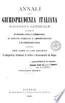 Annali della giurisprudenza italiana