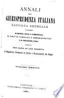Annali della giurisprudenza italiana