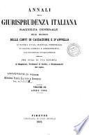 Annali della giurisprudenza italiana
