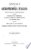 Annali della giurisprudenza italiana