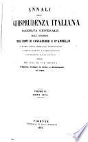 Annali della giurisprudenza italiana